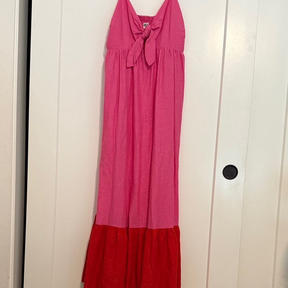 Tabitha Brown Pink and Red Casual Kids Dress